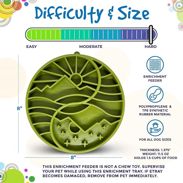 SodaPup Bol Ralentisseur Yin Yang Vert - La boite à Penny