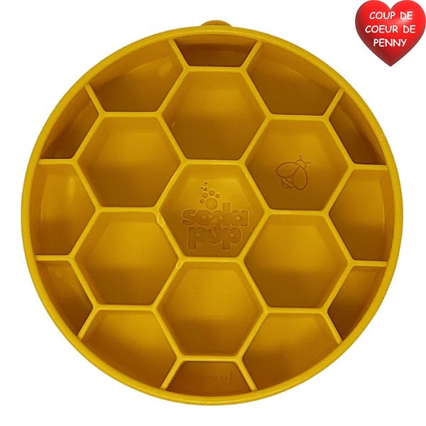 SodaPup Bol Ralentisseur Honeycomb Jaune