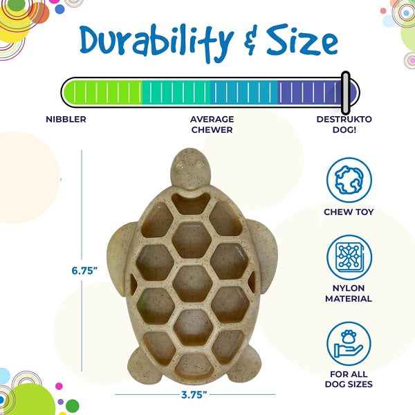 SodaPup jouet interactif tortue en nylon