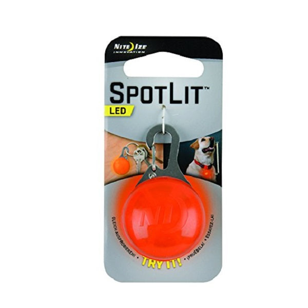 SpotLit Lampe de collier Nite Ize ORANGE - La boite à Penny