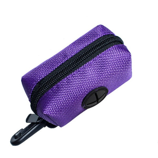 Pochette mauve distributrice de sac à ramassage pour chien - La boite à Penny
