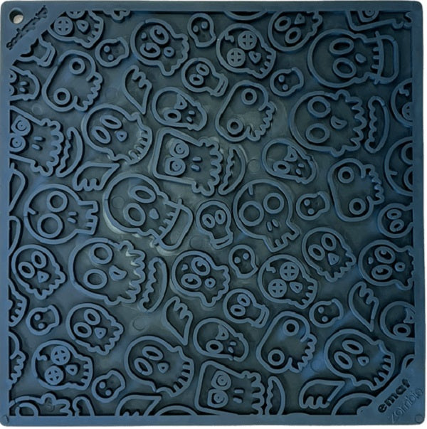 SodaPup Tapis à Lécher Zombie noir 8x8" - La boite à Penny