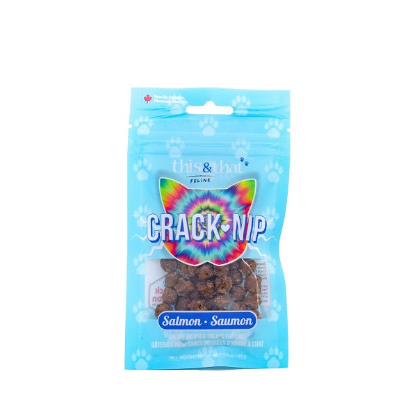 This & That Crack-Nip au saumon gâterie pour chat 43gr