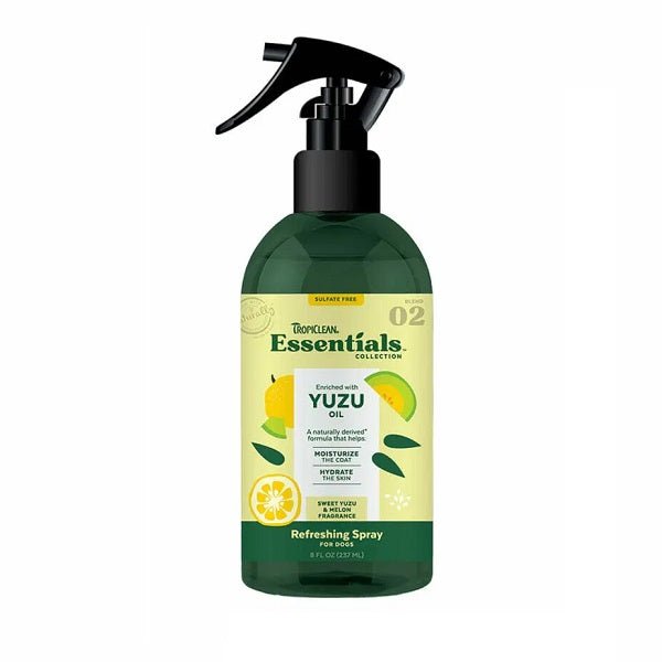 Tropiclean Essentials- Vaporisant Rafraichissant Huile de Yuzu 237ml - La boite à Penny