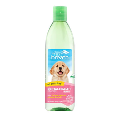 Tropiclean Solution de Santé Dentaire pour Chiot fresh Breath 473ml - La boite à Penny