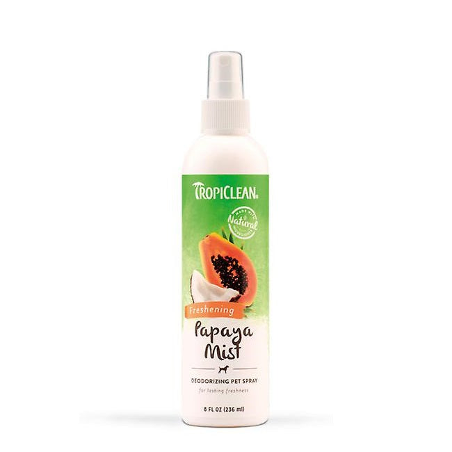Tropiclean Désodorisant pour animaux Bruine de papaye 236ml - La boite à Penny