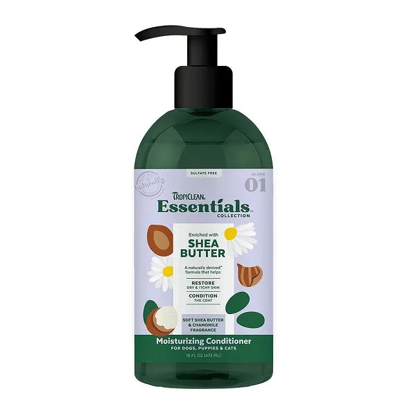 Tropiclean Essentials- Revitalisant Hydratant Beurre de Karité 473ml - La boite à Penny