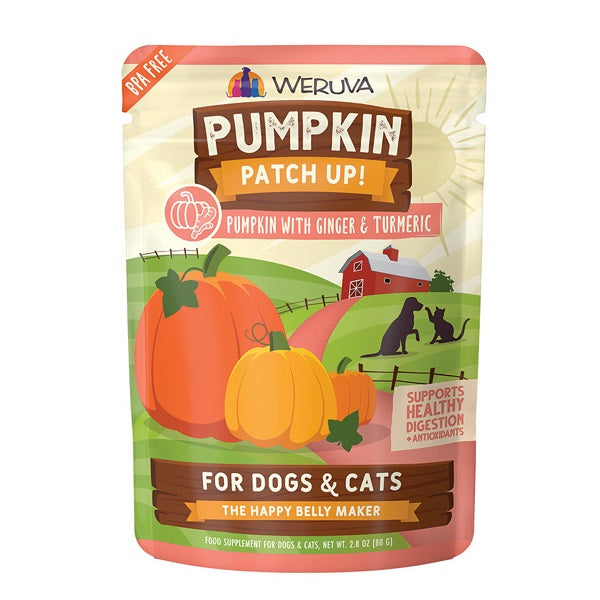 Weruva Purée de Citrouille, gingembre et curcuma 30g - La boite à Penny