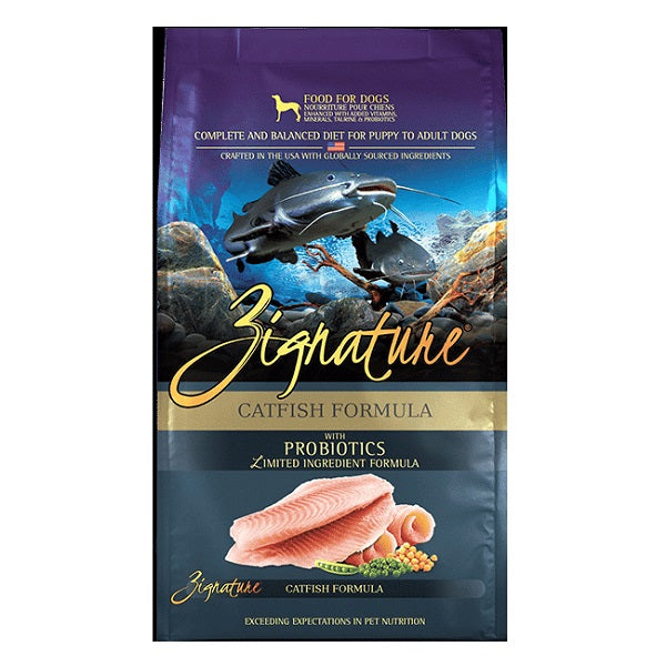 Zignature Poisson-chat pour Chiens 25lb - La boite à Penny