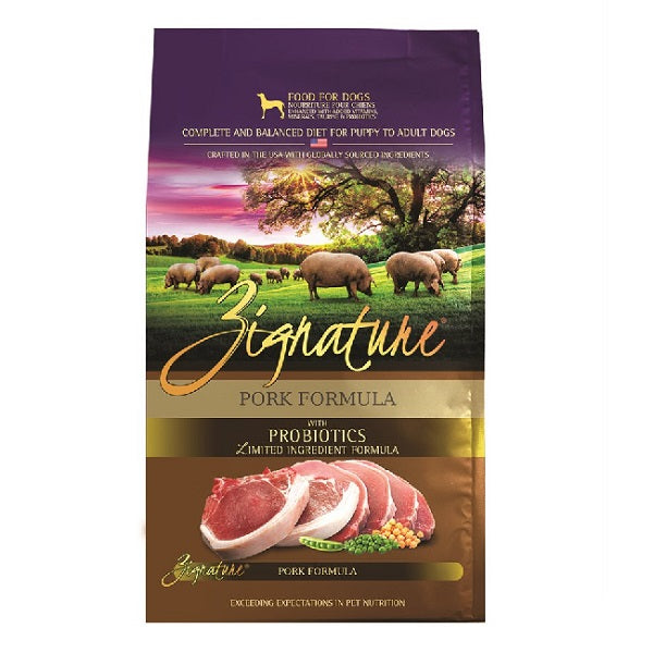 Zignature Porc pour Chiens 4lb - La boite à Penny