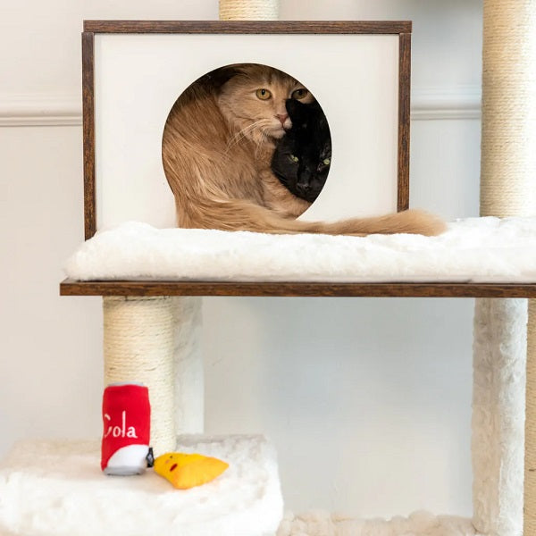 ZippyClaws Pizza et Cola jouet pour chat 2 unités