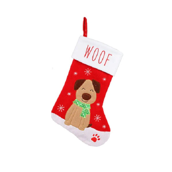 Bas de Noël pour chien moyen/grand - La boite à Penny