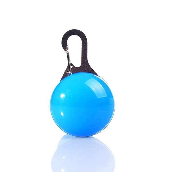 Pendentifs bleu ronds lumineux avec lumière au LED