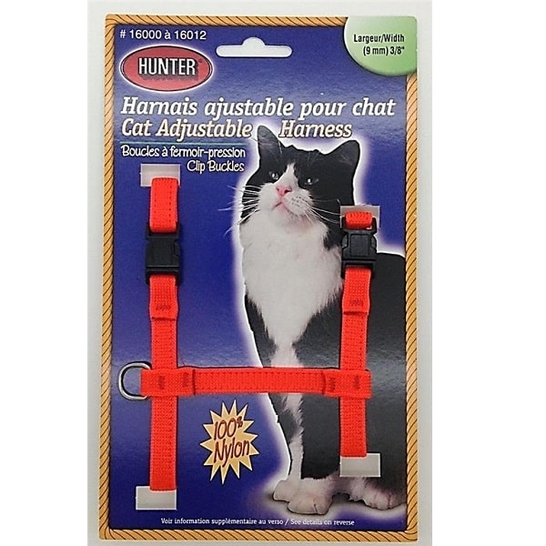 Harnais Hunter pour chat à couleurs variées Moyen
