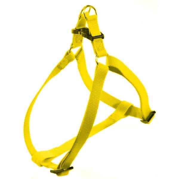 Harnais Hunter Step-in Jaune pour chien Moyen 17-26"
