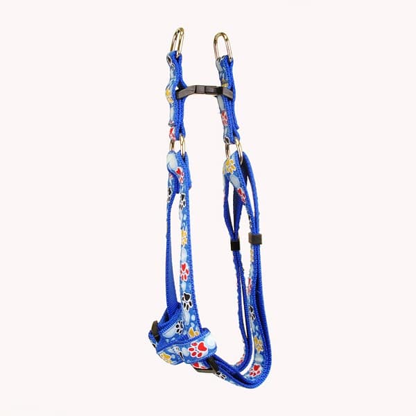 Harnais Hunter Step-in Aqua motif Os pour chien X-Large 22-32"