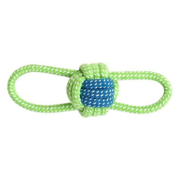 Jouet en corde pour chien style 2 poignées