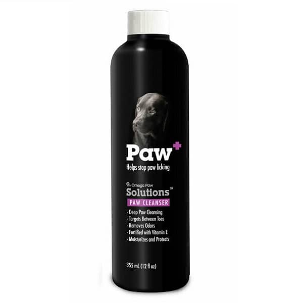 Paw+ Omega Paw Solutions- Nettoyant pour les pattes pour chiens 355ml - La boite à Penny