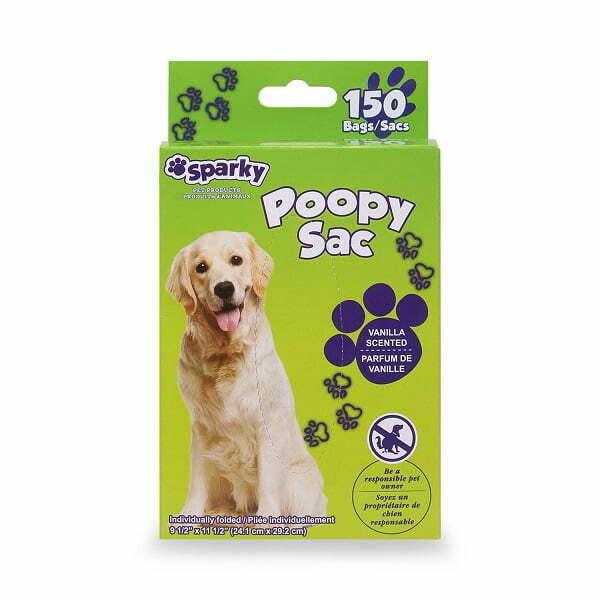 Sparky poopy sac pour chien 60 unités - La boite à Penny