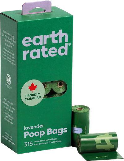 Earth Rated Sac à ramassage d'excrément Lavande (315)