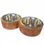 ArboRustique Bol Artisan double pour gros chien
