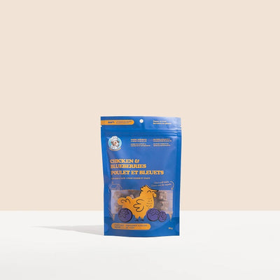 Chien Gourmand Cubes de Poulet et Bleuets Lyophilisés pour chiens et chats 56g