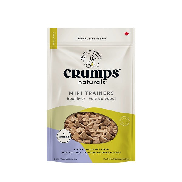 Crumps' Naturals Mini-bouchées D'entraînement Pour Chien Foie De Bœuf 55g