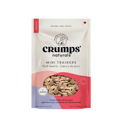 Crumps' Naturals Mini-bouchées D'entraînement Pour Chien Coeur de porc 55g