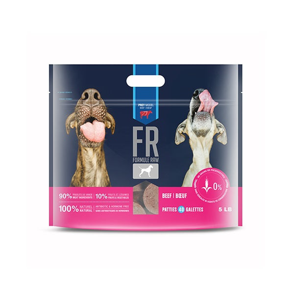 Formule Raw Bœuf pour chiens 5 lbs