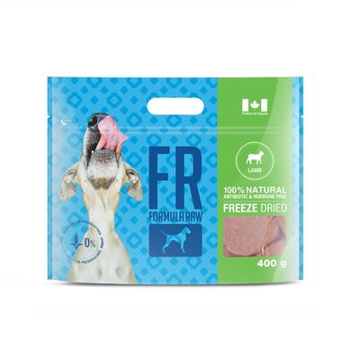 Formule Raw Agneau Lyophilisé pour chiens 400g