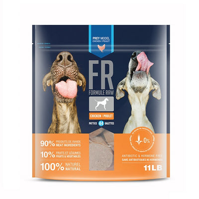 Formule Raw Poulet pour chiens 11lbs