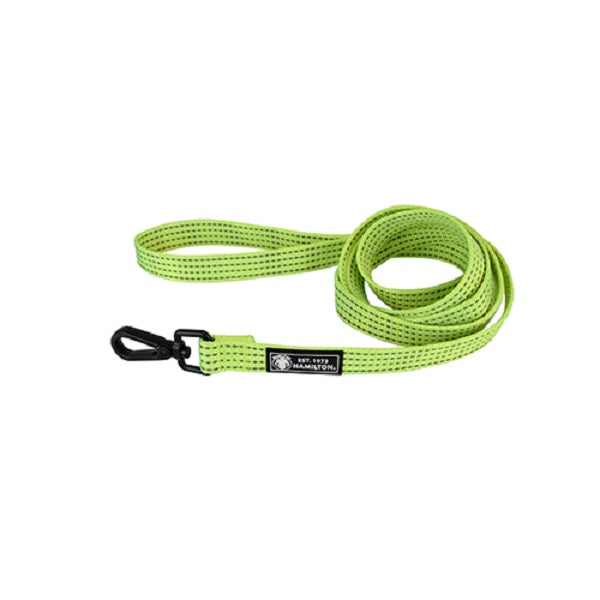 HAMILTON laisse de nylon vert lime haute visibilité 1" X 72"