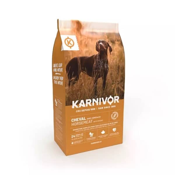 KARNIVOR Cheval et céréales pour chiens 12lb