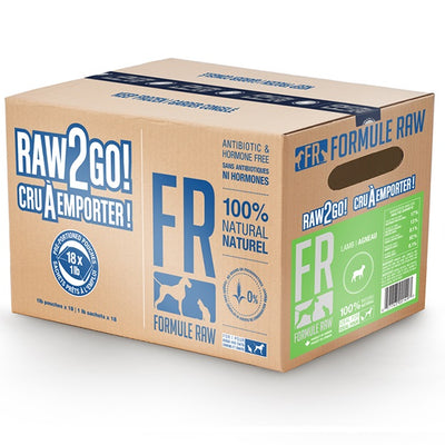 Formule Raw Agneau 18lbs pour chiens et chats