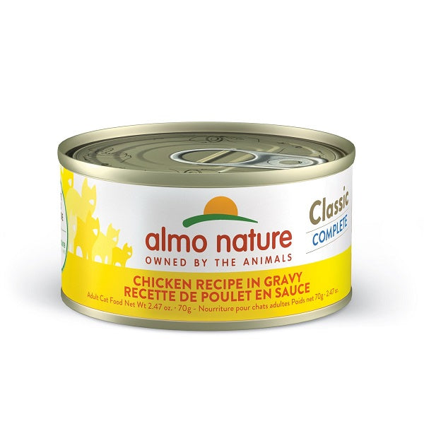Almo Nature Classic Chat - Recette de poulet en sauce 70g