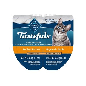 Blue Tastefuls repas de dinde pâté savoureux 2x36.8g