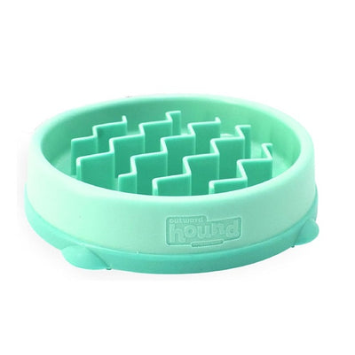 Bol ralentisseur Outward Hound vert petit/mini