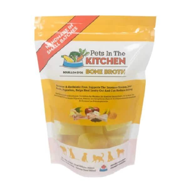 Bouillon congelé d'Os-Porc Pets in the Kitchen 550ml