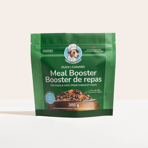 Chien Gourmand Booster de Repas au Canard 300g pour chiens et chats