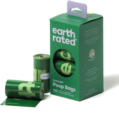 Earth Rated Sac à ramassage d'excrément Lavande (120)