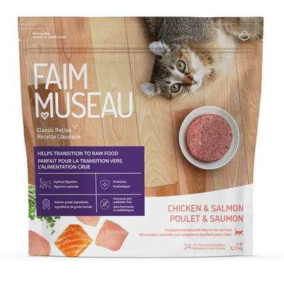 Faim Museau poulet et saumon pour chats 6lb