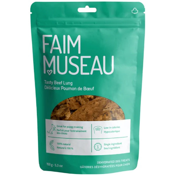 Faim Museau Poumons de Bœuf déshydratés 150g