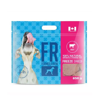 Formule Raw Boeuf Lyophilisé pour chiens 850g