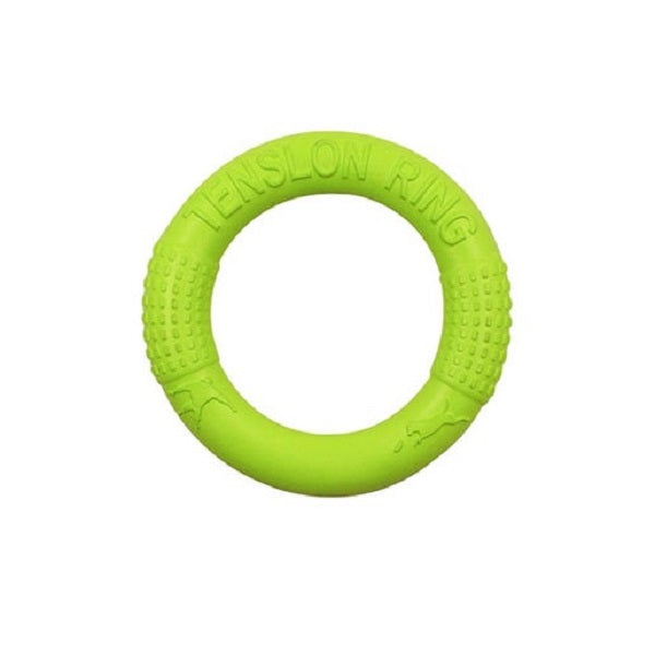 Frisbee anneaux de tension vert de 18 cm