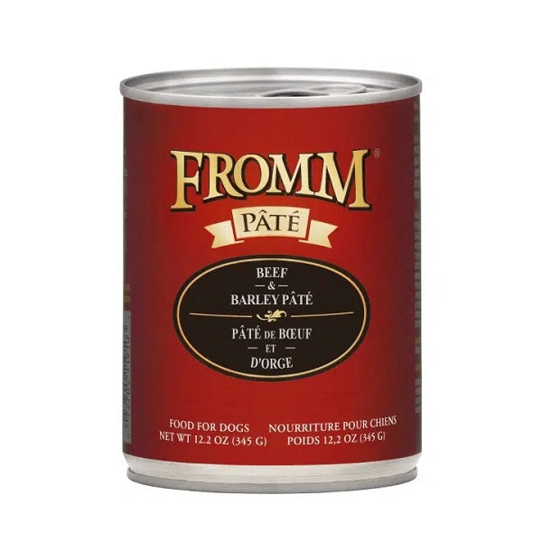 FROMM pâté boeuf et orge pour chien 345g