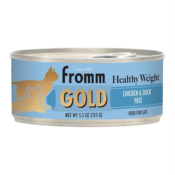 FROMM Gold Poids Santé Chat Pâté Poulet et Canard 155g