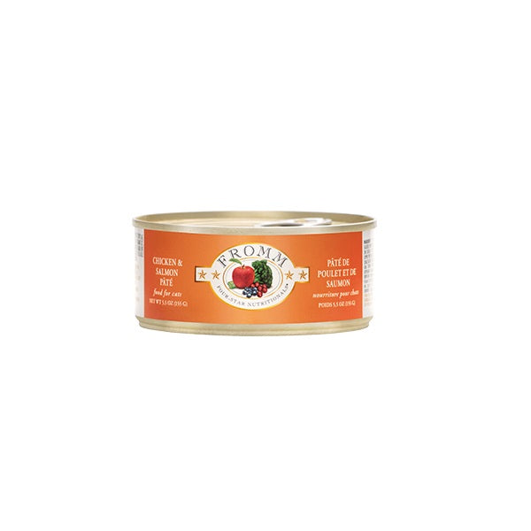 FROMM pâté de poulet et saumon pour chat 155g