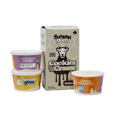 Frozen Goat lait de chèvre congelé biscuits et crème 300ml