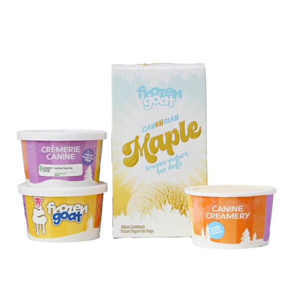 Frozen Goat lait de chèvre congelé sirop d'érable Canadien 300ml