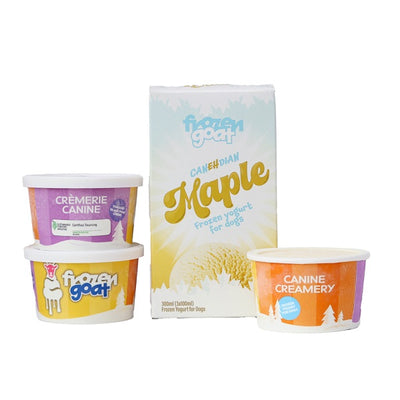 Frozen Goat lait de chèvre congelé sirop d'érable Canadien 300ml